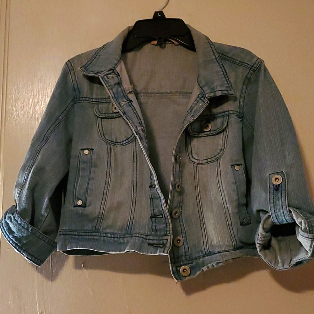 Cropped Jean Jacket